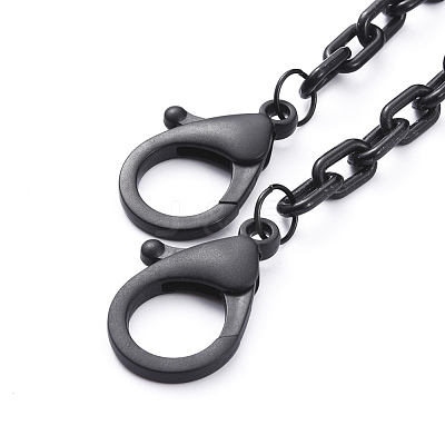 Personalized ABS Plastic Cable Chain Necklaces NJEW-JN02849-01-1