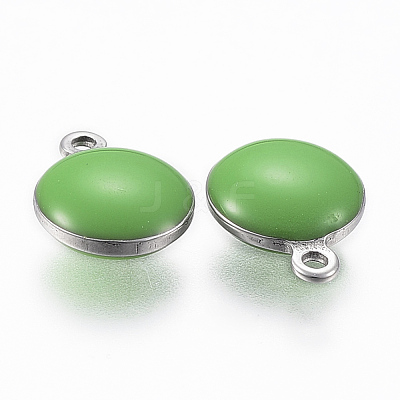 304 Stainless Steel Charms STAS-D435-M-1