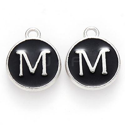 Platinum Plated Alloy Charms ENAM-S118-02M-P-1