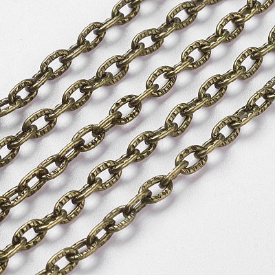 Iron Textured Cable Chains CH-S065-AB-FF-1