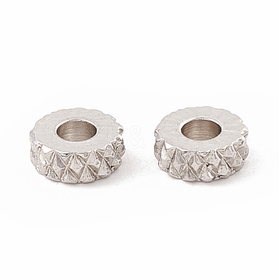 Non-Tarnish 201 Stainless Steel Spacer Beads STAS-A057-25A-P-1