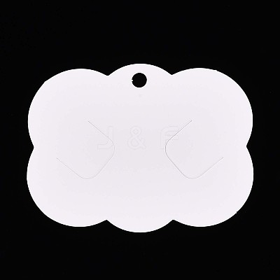 Cloud Shaped Paper Hair Clip Display Cards CDIS-C005-11-1