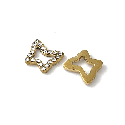 304 Stainless Steel Rhinestone Cabochons STAS-A057-04G-H01-1