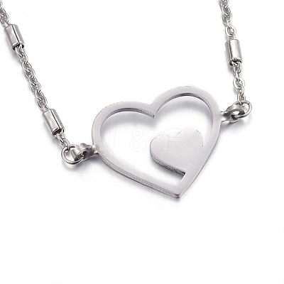 Tarnish Resistant 304 Stainless Steel Link Bracelets BJEW-E347-P-1