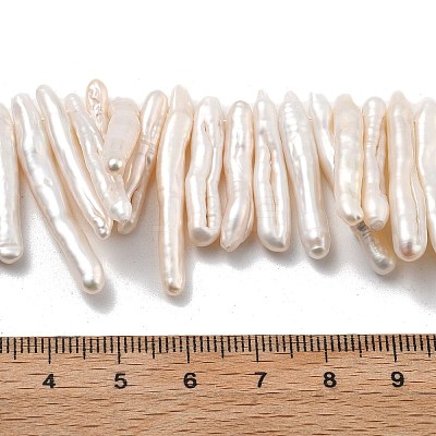 Natural Baroque Keshi Pearl Beads Strands PEAR-P064-02D-04B-1