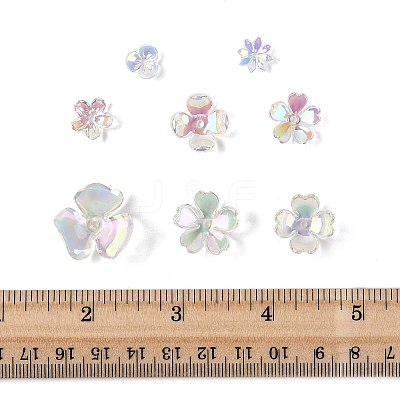70Pcs Acrylic Bead Caps OACR-FS0002-40-1