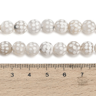 Tibetan Style dZi Beads Strands GG-NH0001-A04-8MM-1