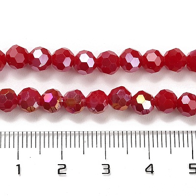 Opaque Glass Beads Stands LS-EGLA-A035-P6mm-B16-1