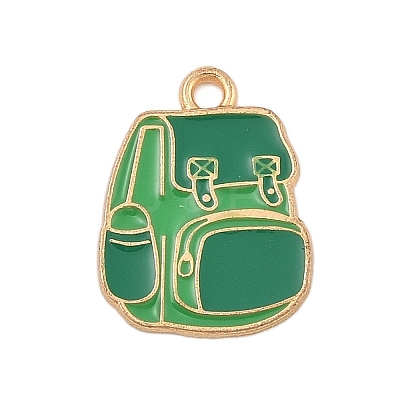 Camping Equipment Series Alloy Enamel Pendants FIND-Z064-04J-1