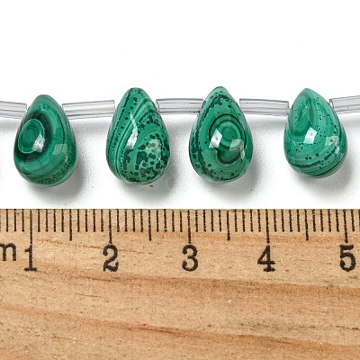 Natural Malachlite Beads Strands G-Q185-A01-02-1