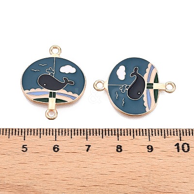 Alloy Enamel Pendants PALLOY-N176-29E-RS-1