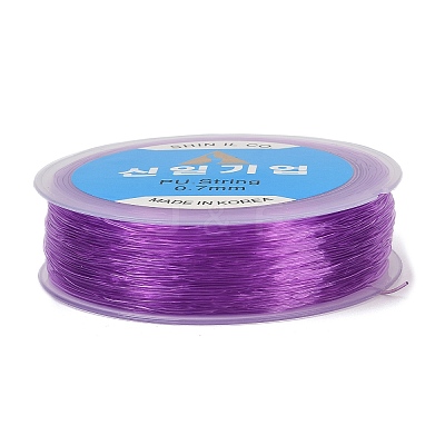 Korean Round Crystal Elastic Stretch Thread EW-Z002-01B-0.7mm-1