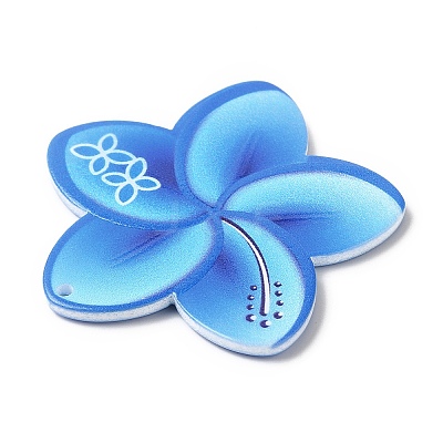 Opaque Acrylic Pendants LS-SACR-P021-02D-1