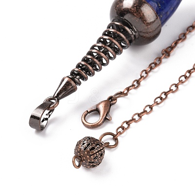 Natural Lapis Lazuli Dowsing Pendulums G-L524-06R-01-1