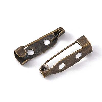 Antique Bronze Platinum Iron Pin Backs Brooch Safety Pin Findings X-IFIN-E035Y-AB-1