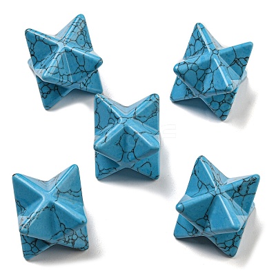 Dyed Synthetic Turquoise Beads G-A206-01B-55A-1