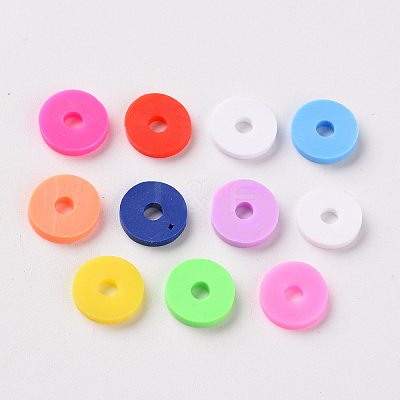 Handmade Polymer Clay Beads X-CLAY-T019-01A-1