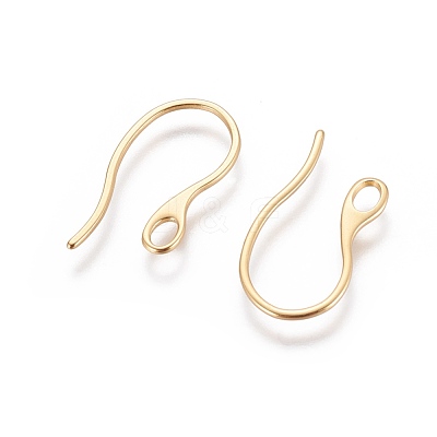 304 Stainless Steel Earring Hooks STAS-E464-04G-1