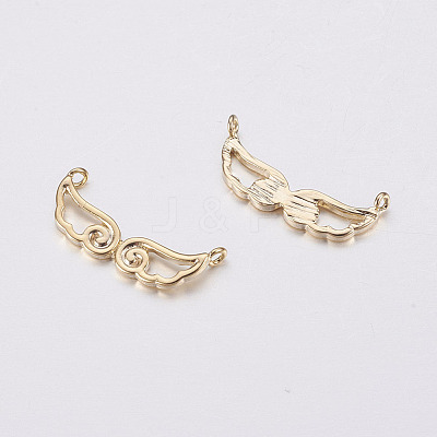 Long-Lasting Plated Brass Charms KK-F741-49G-1
