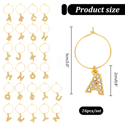Wine Glass Charms AJEW-PH01562-1
