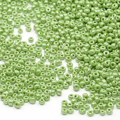 (Repacking Service Available) Glass Seed Beads SEED-C021-4mm-124-1