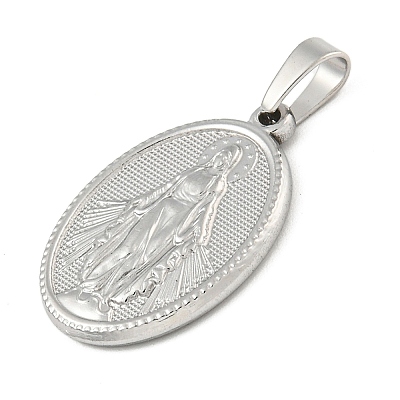 Non-Tarnish 304 Stainless Steel Pendants STAS-B071-02A-07P-1