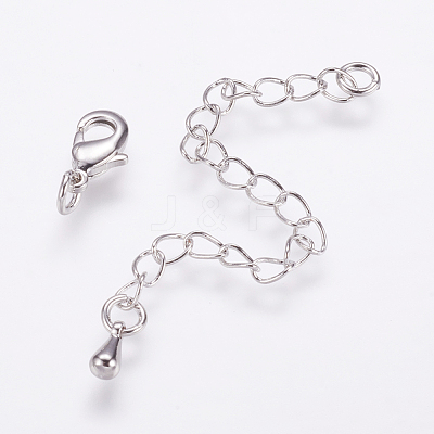 Long-Lasting Plated Brass Chain Extender X-KK-F711-10P-1