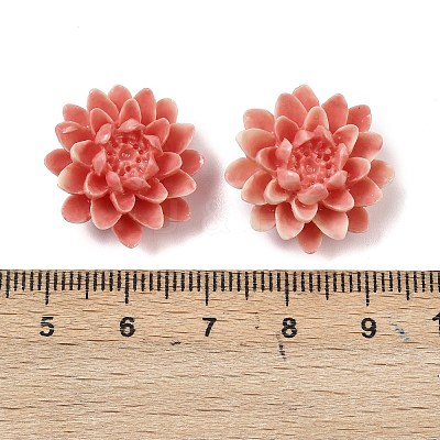 Synthetic Coral Dyed Carved Beads SHEL-Z003-03D-01-1