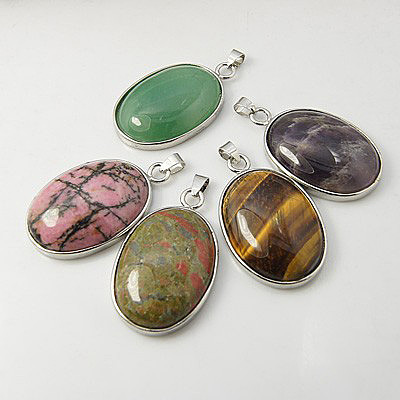 Gemstone Pendants G-G077-M-1