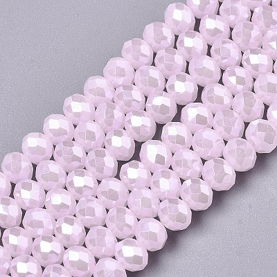 Electroplate Glass Beads Strands EGLA-A034-J2mm-A03-1
