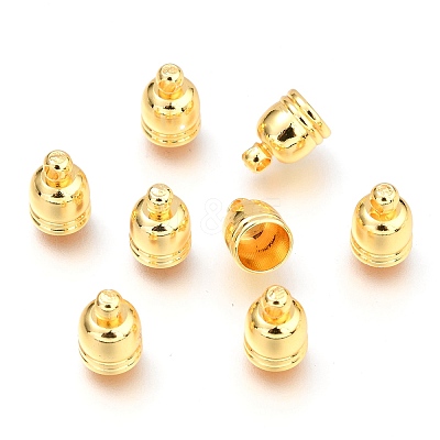 Brass Cord Ends X-KK-C101-03G-E-1