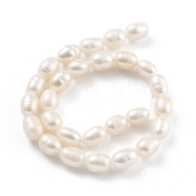 Natural Cultured Freshwater Pearl Beads Strands PEAR-P062-06D-1