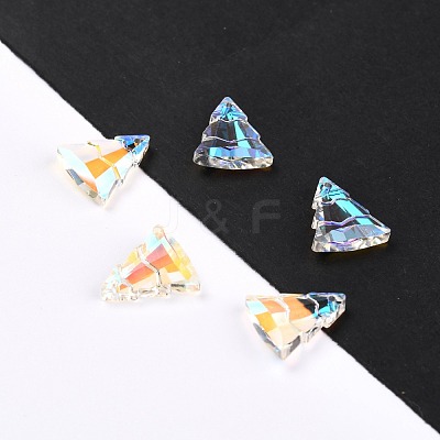 Glass Rhinestone Pendants RGLA-O002-A01-001PS-1