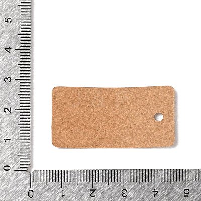 100Pcs Kraft Paper Word Handmade with Love Printed Gift Tags CDIS-H007-12B-1