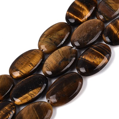 Natural Tiger Eye Beads Strands G-Q606-109-1