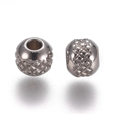 Tarnish Resistant 304 Stainless Steel Beads STAS-M274-033P-1