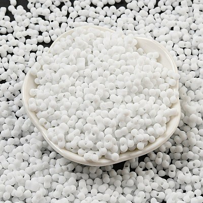 Macaron Color Opaque Frosted Glass Seed Beads SEED-K009-12B-17-1