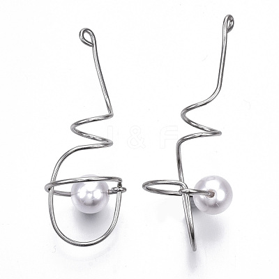 Rack Plating Alloy Wire Wrapped Big Pendants PALLOY-S132-150P-RS-1
