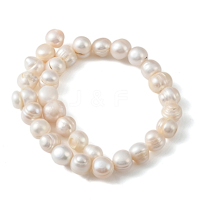 Natural Cultured Freshwater Pearl Beads Strands PEAR-L034-18C-1