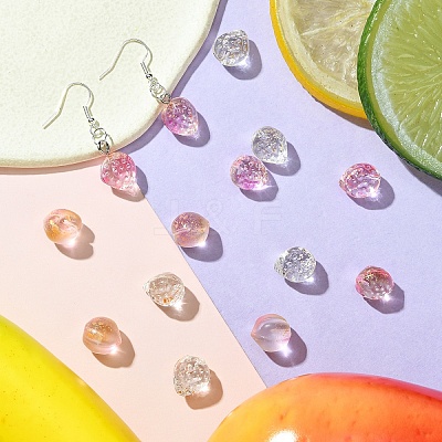 15Pcs 3 Styles Transparent Glass Beads GLAA-YW0003-69-1