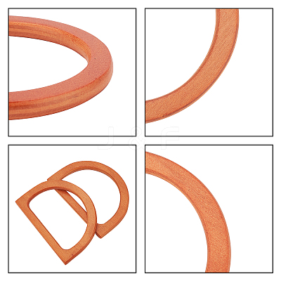 Wooden D Shape Handles Replacement FIND-PH0015-91-WH-1