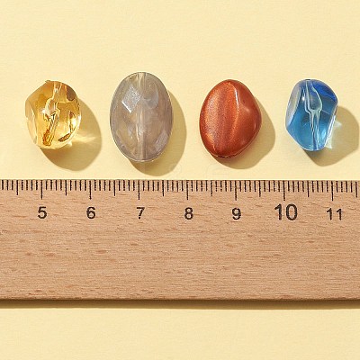 100G 5 Colors Acrylic Beads SACR-FS0001-07A-1