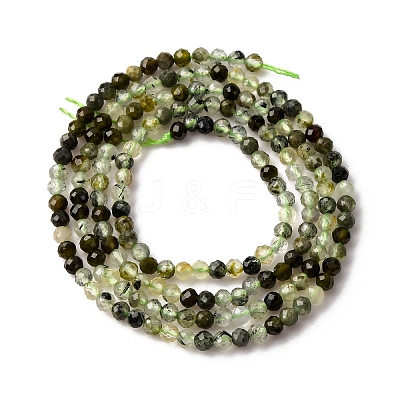 Natural Prehnite Beads Strands G-L629-B05-2mm-1