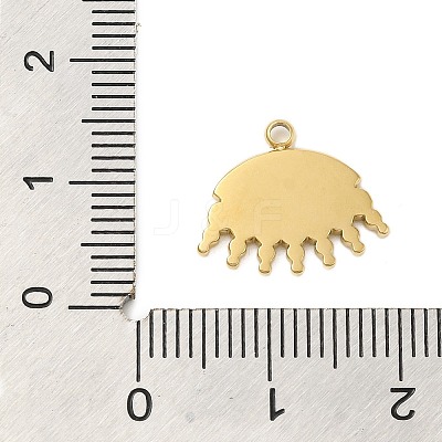 304 Stainless Steel Pendant Rhinestone Settings STAS-U023-04G-1
