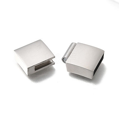304 Stainless Steel Magnetic Clasps STAS-D382-06C-P-1