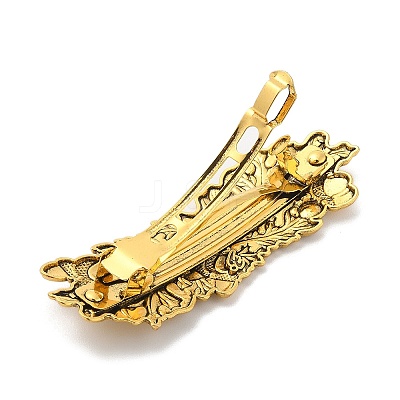 Alloy Retro Hair Barrettes AJEW-K048-02AG-1