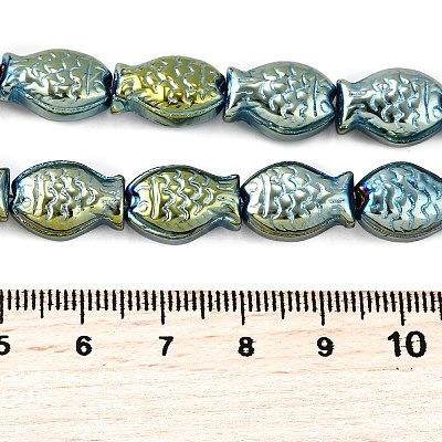 Electroplate Glass Beads Strands EGLA-V001-01I-1