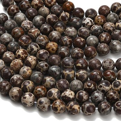Natural Astroite Jasper Beads Strands G-H329-C02-10mm-1
