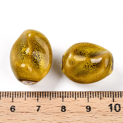 Handmade Porcelain Beads PORC-N008-06M-1