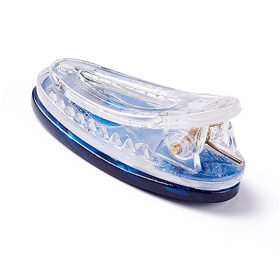 Cellulose Acetate(Resin) and Plasic Alligator Hair Clips LS-PHAR-C008-01C-1